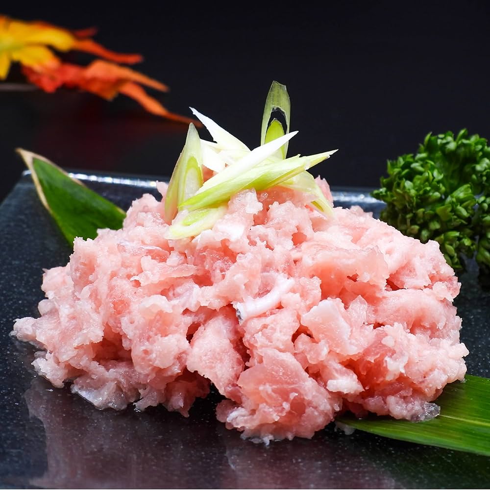 Amazon.co.jp: 【冷蔵】とろちゃん 1kg(500g×2パック) ネギトロ まぐろ